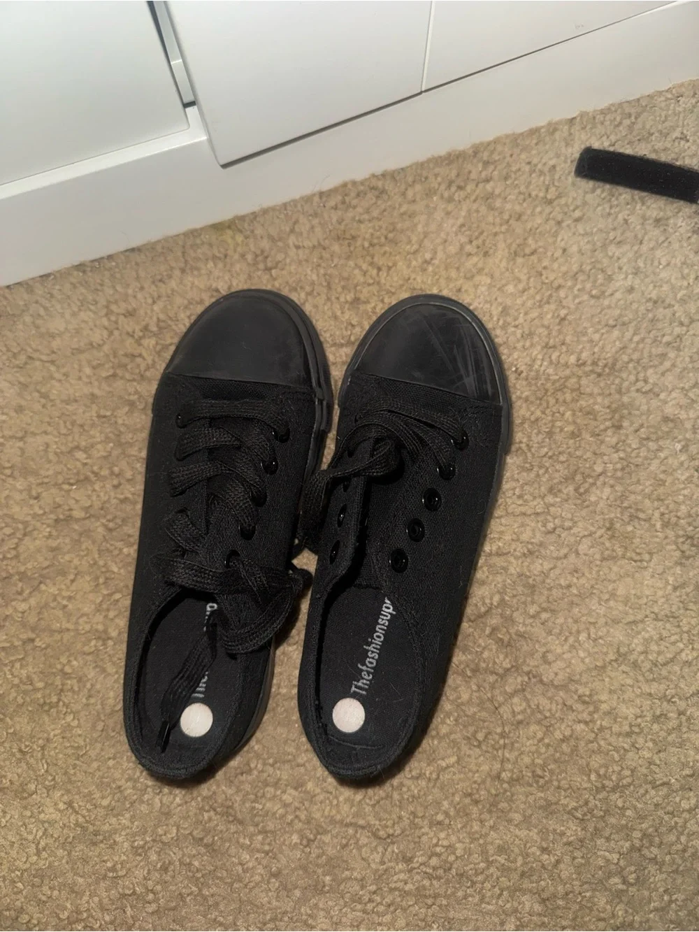 Skechers kids Black Athletic Comfort Strap sneakers plus a second pair free